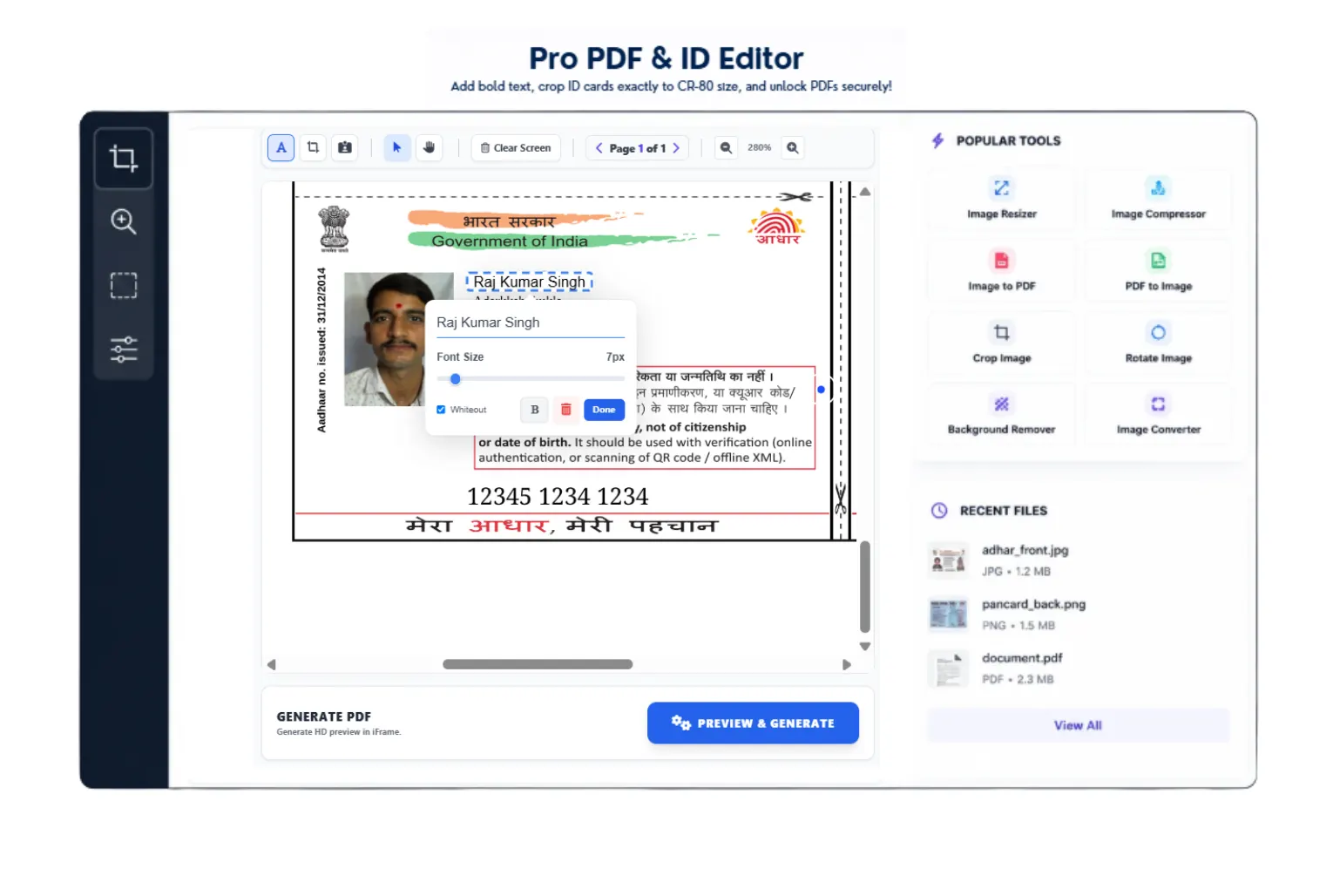 Upload Secure PDF File Online