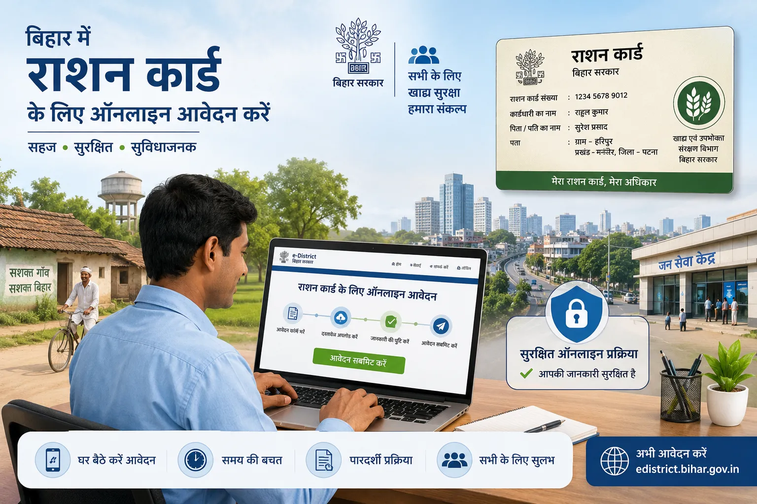 बिहार राशन कार्ड ऑनलाइन आवेदन 2026: पूरी जानकारी और आसान प्रक्रिया